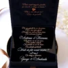 Cutie cerere nasi de cununie Black Couture Velvet