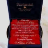 Cutie cerere nasi de cununie Black Couture Red Roses