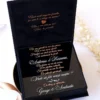 Cutie cerere nasi de cununie Black Couture Velvet