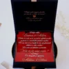 Cutie cerere nasi de cununie Black Couture Red Roses