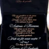 Cutie cerere nasi de cununie Black Couture Velvet