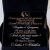 Cutie cerere nasi de cununie Black Couture Velvet