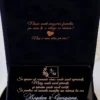 Cutie cerere nasi de cununie Black Couture Velvet