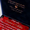 Cutie cerere nasi de cununie Black Couture Red Roses