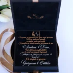 Cutie cerere nasi de cununie "Black Couture" Velvet