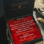 Cutie pentru nasi "Black Couture" Roses