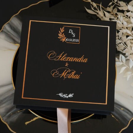 Cutie pentru nasi „Black Couture” Roses