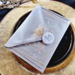 Invitatie de nunta "Glamour Colors" Silver Pearl