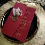 Invitatie de nunta "Glamour Colors" Red Passion