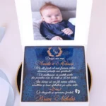 Cutie multumire nasi de botez Pure White Licheni