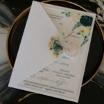 Invitatie de nunta "Pure White" Flowers