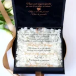 Cutie cere nasi de cununie Black Couture Hortensie