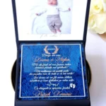 Cutie multumire nasi de botez Black Couture Licheni