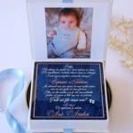 Cutie cerere nasi de botez Pure White Licheni