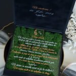 Invitatie de nunta in cutie Black Couture Licheni