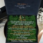 Invitatie de nunta in cutie Black Couture Licheni