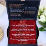 Invitatie de nunta in cutie Black Couture Licheni
