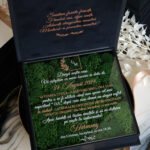 Invitatie de nunta in cutie Black Couture Licheni