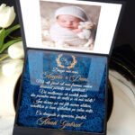 Cutie multumire nasi de botez "Black Couture" Licheni