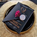 Invitatie de nunta "Black Couture" Simplicity