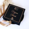 Cutie cerere nasi de botez Black Couture Licheni