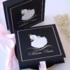 Cutie cerere nasi de botez Black Couture Licheni