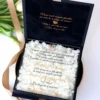 Cutie cere nasi de cununie Black Couture Hortensie