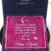 Cutie cerere nasi de botez Black Couture Licheni