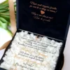 Cutie cere nasi de cununie Black Couture Hortensie