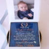 Cutie multumire nasi de botez Pure White Licheni