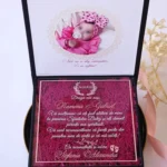 Cutie multumire nasi de botez Black Couture Licheni