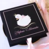 Cutie multumire nasi de botez Black Couture Licheni