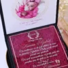 Cutie multumire nasi de botez Black Couture Licheni