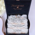 Cutie cerere nasi de cununie "Black Couture" Roses