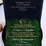 Cutie cerere nasi de cununie Black Couture Licheni