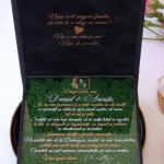 Cutie multumire nasi de cununie Black Couture Licheni