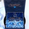 Cutie cerere nasi de botez Black Couture Licheni&Hortensie