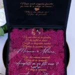 Cutie cerere nasi de cununie Black Couture Licheni