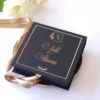 Cutie cerere nasi de cununie Black Couture Licheni&Hortensie