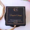 Cutie multumire nasi de cununie Black Couture Licheni