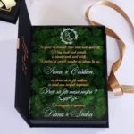 Cutie cerere nasi de cununie Black Couture Licheni