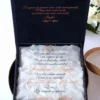 Cutie Cerere Nasi de Cununie Black Couture White Roses