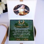 Cutie multumire nasi de botez "Pure White" Licheni