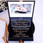 Cutie cerere nasi de botez Black Couture Velvet