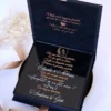 Cutie cerere nasi de cununie Black Couture Velvet