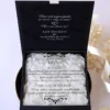 Cutie cerere nasi de cununie Black Couture White Roses