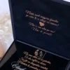 Cutie cerere nasi de cununie Black Couture Velvet