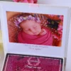 Cutie multumire nasi de botez Pure White Licheni