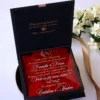Cutie cerere nasi de cununie Black Couture Red Roses