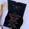 Cutie cerere nasi de cununie Black Couture Velvet